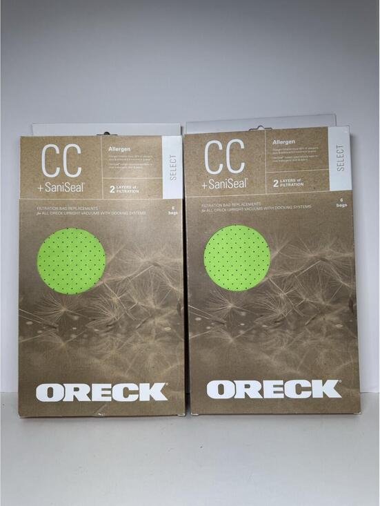 Oreck Other - Lot Genuine Oreck CC SaniSeal Allergen Filtration Vacuum 10 Bags # AK1CC6A
